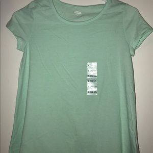 mint short sleeve top